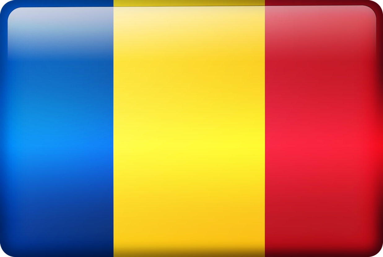 vignette of an individual icon individual icon of romanian flag